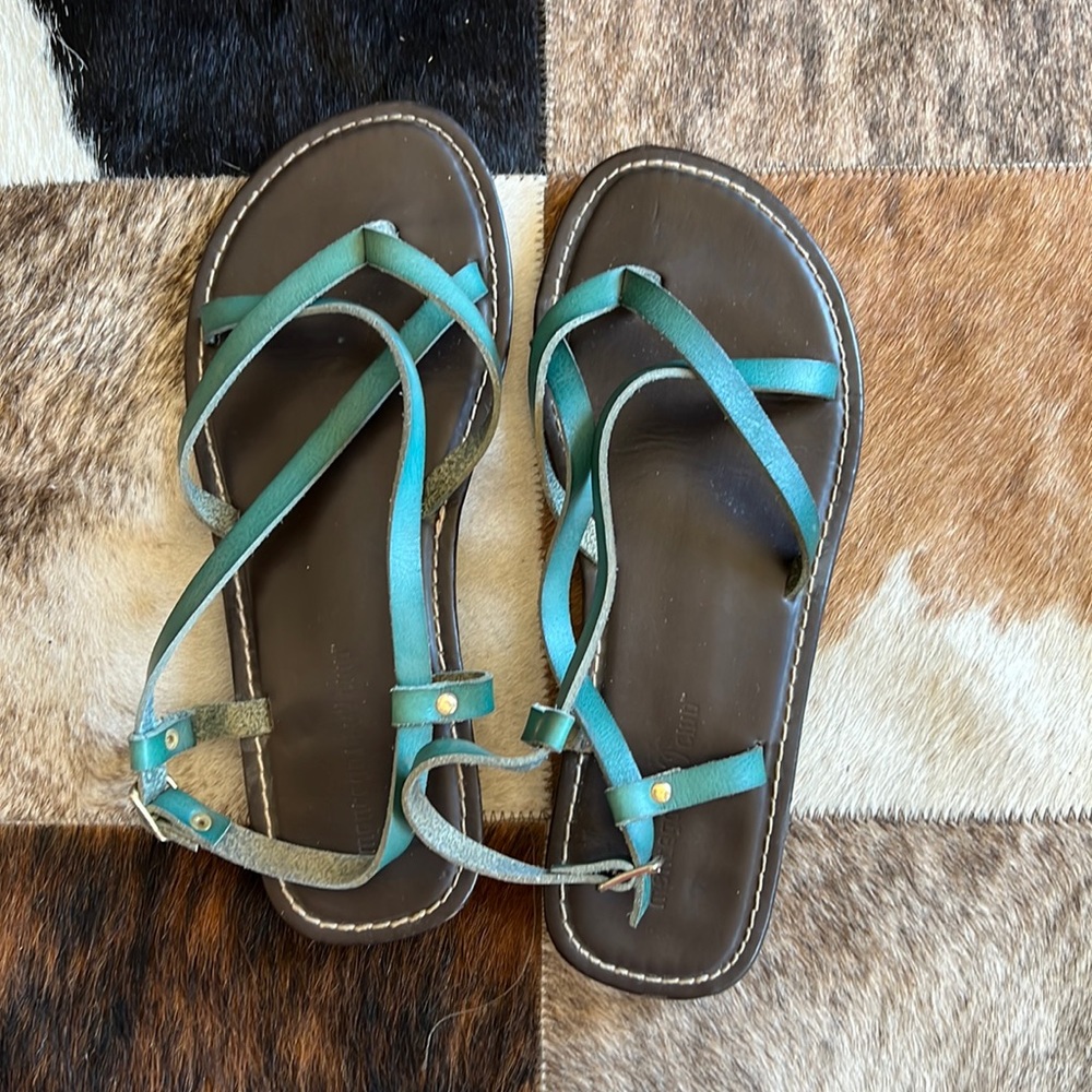 Montego Bay club teal and dark brown